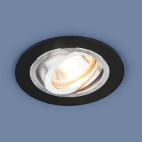 Встраиваемый светильник Elektrostandard 1061/1 MR16 BK черный 4690389095450 Встраиваемый светильник Elektrostandard 1061/1 MR16 BK черный 4690389095450