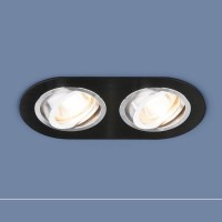 Встраиваемый светильник Elektrostandard 1061/2 MR16 BK черный 4690389095467 Встраиваемый светильник Elektrostandard 1061/2 MR16 BK черный 4690389095467