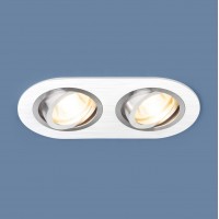 Встраиваемый светильник Elektrostandard 1061/2 MR16 WH белый 4690389095481 Встраиваемый светильник Elektrostandard 1061/2 MR16 WH белый 4690389095481