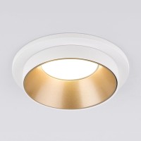 Встраиваемый светильник Elektrostandard 113 MR16 золото/белый 4690389169007 Встраиваемый светильник Elektrostandard 113 MR16 золото/белый 4690389169007