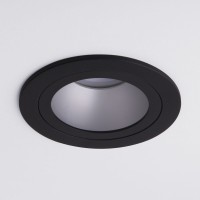 Встраиваемый светильник Elektrostandard 122 MR16 серебро/черный 4690389168895 Встраиваемый светильник Elektrostandard 122 MR16 серебро/черный 4690389168895