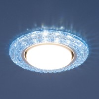 Встраиваемый светильник Elektrostandard 3030 GX53 BL синий 4690389083334 Встраиваемый светильник Elektrostandard 3030 GX53 BL синий 4690389083334