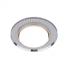 Встраиваемый светильник Elektrostandard 3033 GX53 CL/SL прозрачный/серебро 4690389142413
