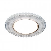 Встраиваемый светильник Elektrostandard 3035 GX53 SL/WH зеркальный/белый 4690389148989