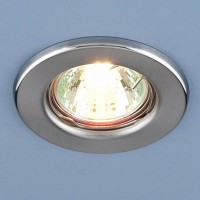 Встраиваемый светильник Elektrostandard 9210 MR16 SCH хром сатинированный 4690389055607 Встраиваемый светильник Elektrostandard 9210 MR16 SCH хром сатинированный 4690389055607