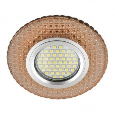 Встраиваемый светильник Fametto Luciole DLS-L135 Gu5.3 Glassy/Light Tea