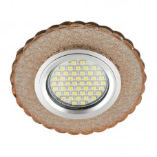Встраиваемый светильник Fametto Luciole DLS-L140 Gu5.3 Glassy/Tea