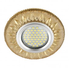 Встраиваемый светильник Fametto Luciole DLS-L141 Gu5.3 Glassy/Gold