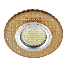Встраиваемый светильник Fametto Luciole DLS-L143 Gu5.3 Glassy/Gold