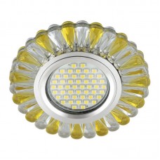 Встраиваемый светильник Fametto Luciole DLS-L145 Gu5.3 Glassy/Gold