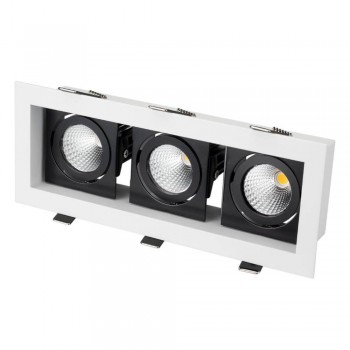 Встраиваемый светодиодный светильник Arlight CL-Kardan-S260x102-3x9W White 024134