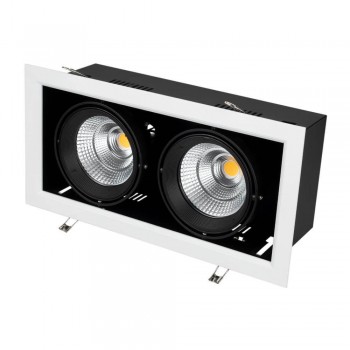 Встраиваемый светодиодный светильник Arlight CL-Kardan-S375x190-2x25W Warm3000 028863