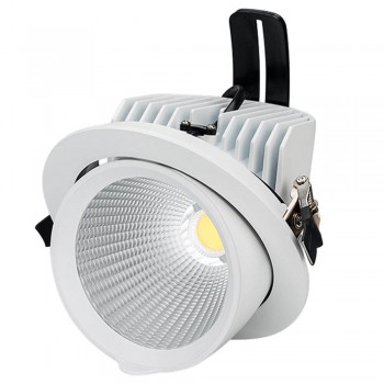 Встраиваемый светодиодный светильник Arlight LTD-150WH-Explorer-30W White 38deg 024024