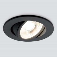 Встраиваемый светодиодный светильник Elektrostandard 15272/LED черный 4690389176593 Встраиваемый светодиодный светильник Elektrostandard 15272/LED черный 4690389176593
