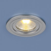 Встраиваемый светодиодный светильник Elektrostandard 9902 LED 3W COB SL серебро 4690389106118 Встраиваемый светодиодный светильник Elektrostandard 9902 LED 3W COB SL серебро 4690389106118