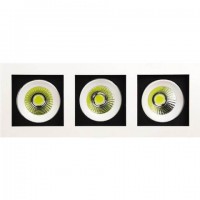 Встраиваемый светодиодный светильник Horoz Sabrina 3X8W 2700К белый 016-023-0024 HRZ00000268