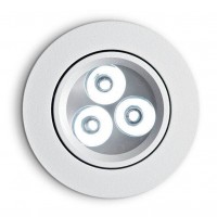 Встраиваемый светодиодный светильник Ideal Lux Delta 3W 4000K 062396 Встраиваемый светодиодный светильник Ideal Lux Delta 3W 4000K 062396