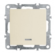 Выключатель одноклавишный Feron Stekker Эрна с подсветкой слоновая кость PSW10-9101-02 39320 Выключатель одноклавишный Feron Stekker Эрна с подсветкой слоновая кость PSW10-9101-02 39320