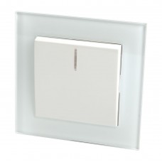 Выключатель одноклавишный Feron Stekker Катрин с подсветкой белый GLS10-7001-01 39162 Выключатель одноклавишный Feron Stekker Катрин с подсветкой белый GLS10-7001-01 39162