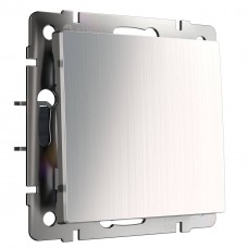 Выключатель одноклавишный проходной Werkel глянцевый никель W1112002 4690389157622 Выключатель одноклавишный проходной Werkel глянцевый никель W1112002 4690389157622