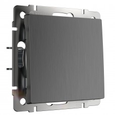 Выключатель одноклавишный проходной Werkel графит рифленый W1112004 4690389158391 Выключатель одноклавишный проходной Werkel графит рифленый W1112004 4690389158391