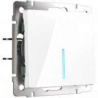 Выключатель одноклавишный с подсветкой Werkel белый W1110101 4690389155048 Выключатель одноклавишный с подсветкой Werkel белый W1110101 4690389155048