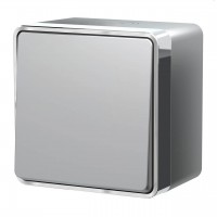 Выключатель одноклавишный влагозащищенный Werkel Gallant серебряный W5010206 4690389167089 Выключатель одноклавишный влагозащищенный Werkel Gallant серебряный W5010206 4690389167089