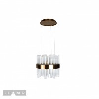 Подвесная люстра iLamp Art 6120-400 Золотая Подвесная люстра iLamp Art 6120-400 Золотая