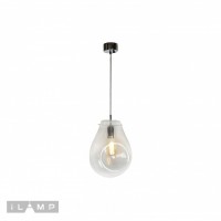 Подвесной светильник iLamp Pear 8827/1P Хром+прозрачный Подвесной светильник iLamp Pear 8827/1P Хром+прозрачный