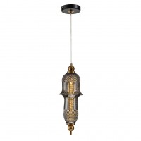 Светильник подвесной Belfast Herbison A1953 / A / A3 GR GL Золотой / Стекло / Серый Светильник подвесной Belfast Herbison A1953 / A / A3 GR GL Золотой / Стекло / Серый