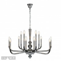 Подвесная люстра iLamp Evolution 88088-8+4 Хром Подвесная люстра iLamp Evolution 88088-8+4 Хром