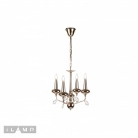 Подвесная люстра iLamp Dames 1020-4 Золотая Подвесная люстра iLamp Dames 1020-4 Золотая