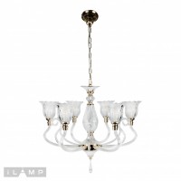 Подвесная люстра iLamp Norm P2326-6 Золотая Подвесная люстра iLamp Norm P2326-6 Золотая