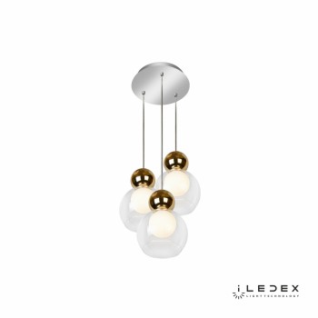 Подвесной светильник iLedex Blossom C4476-3R Золотой