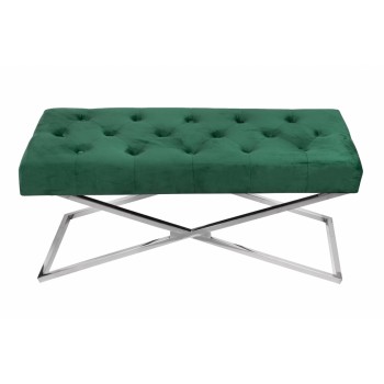 Банкетка ArtHomeDecor Cross ID-78 CR Green