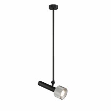 Светильник потолочный iLEDEX Delta 2361-1 BK+SL