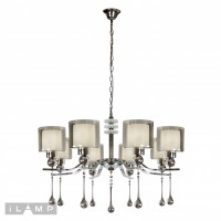 Подвесная люстра iLamp Milano 70291-8 Хром Подвесная люстра iLamp Milano 70291-8 Хром