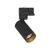 Трековый трехфазный светильник Nowodvorski Ctls Mono Black/Gold10239 Трековый трехфазный светильник Nowodvorski Ctls Mono Black/Gold10239