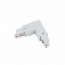 Коннектор для трехфазной трековой системы L-образный правый Nowodvorski Ctls Power White 8227
