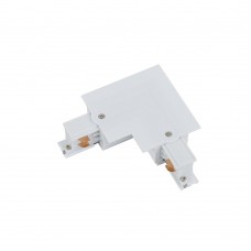 Коннектор для трехфазной трековой системы  L-образный правый Nowodvorski Ctls Power White 8230
