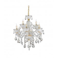 Хрустальная подвесная люстра Lumina Deco Eliza LDP 7028-6+3 WT