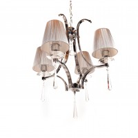 Хрустальная подвесная люстра Lumina Deco Venisia LDP 8810-4 SL