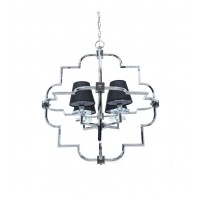 Подвесная люстра Lumina Deco Baltimore LDP 8020-4 CHR+BK
