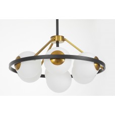 Подвесной светильник Lumina Deco Donzano LDP 8034-7 BK+WT