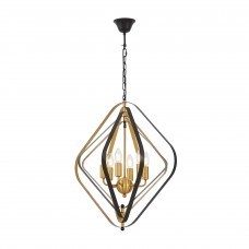 Подвесной светильник Lumina Deco Crulia LDP 8005-6 BK+MD