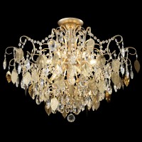 Светильник потолочный Crystal Lux ESMIRALDA PL9 GOLD Светильник потолочный Crystal Lux ESMIRALDA PL9 GOLD
