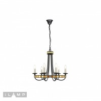 Подвесная люстра iLamp Dream 10190-6P Черный Подвесная люстра iLamp Dream 10190-6P Черный