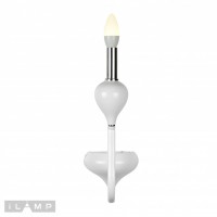 Настенный светильник iLamp Lady B88003-1 Белый Настенный светильник iLamp Lady B88003-1 Белый