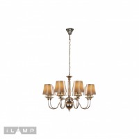 Подвесная люстра iLamp Rolling P2406-8 Nickel Подвесная люстра iLamp Rolling P2406-8 Nickel