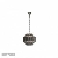 Подвесная люстра iLamp Destiny MD0267-4 CHROME+SMOKY GRAY Подвесная люстра iLamp Destiny MD0267-4 CHROME+SMOKY GRAY